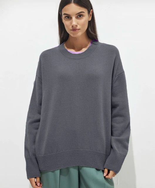 Leonie | Klassischer Damen-Kaschmirpullover