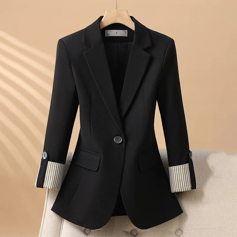 Marissa | Damen Winter Klassischer Blazer mit Knöpfen