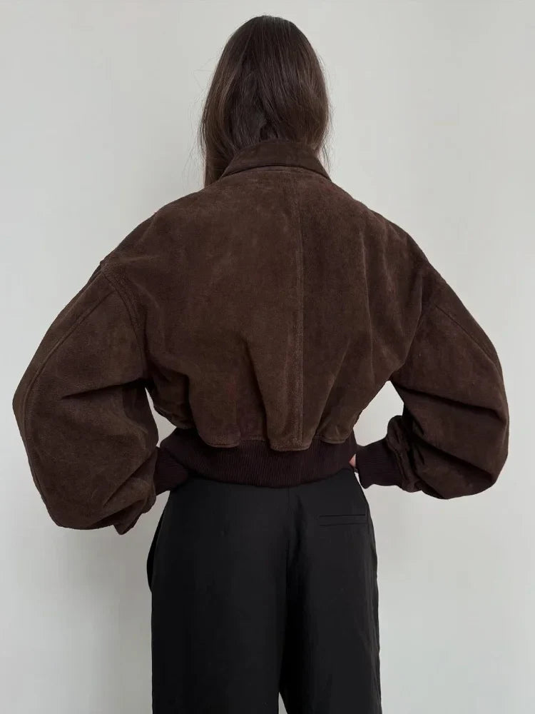 Leonie | Frauen Winter-Bomberjacke mit Reißverschluss