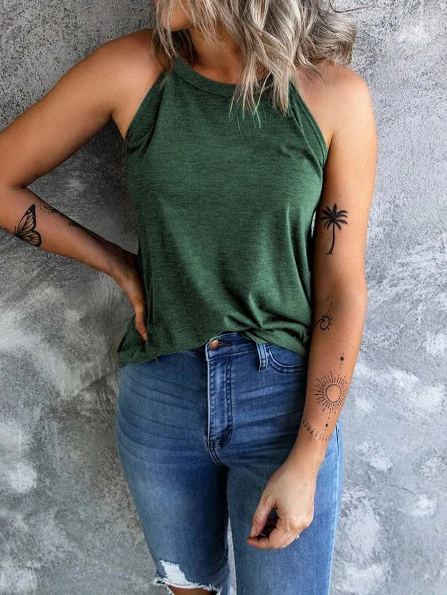 Magdalena | Damen Sommer-Freizeit-Tanktop ohne Ärmel