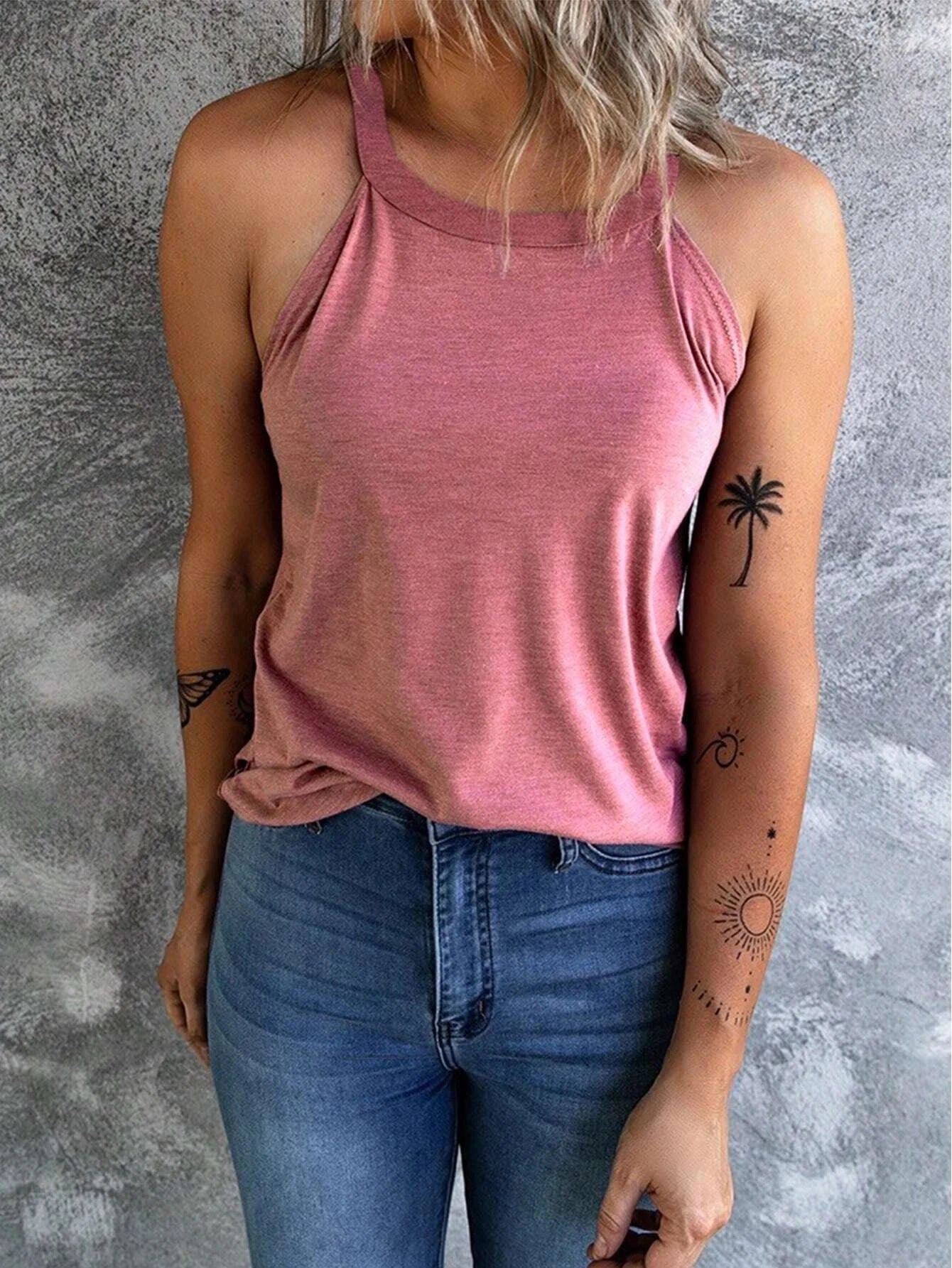 Magdalena | Damen Sommer-Freizeit-Tanktop ohne Ärmel