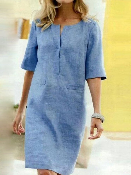 Daniela | Stylisches Kleid mit Kurzen Ärmeln
