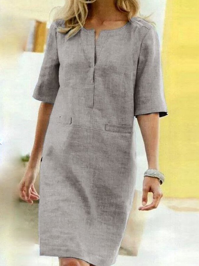 Daniela | Stylisches Kleid mit Kurzen Ärmeln