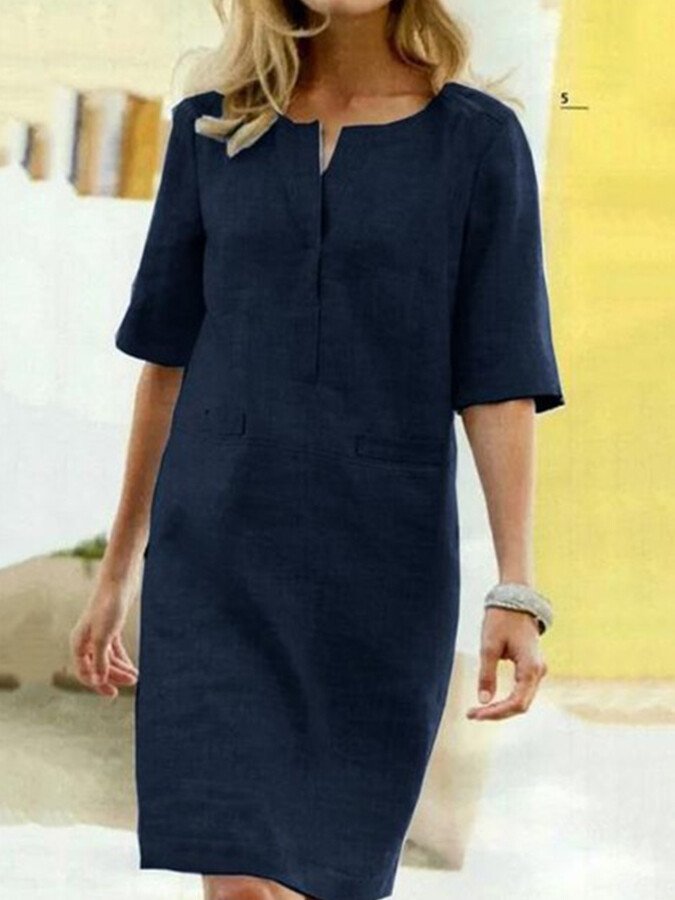 Daniela | Stylisches Kleid mit Kurzen Ärmeln