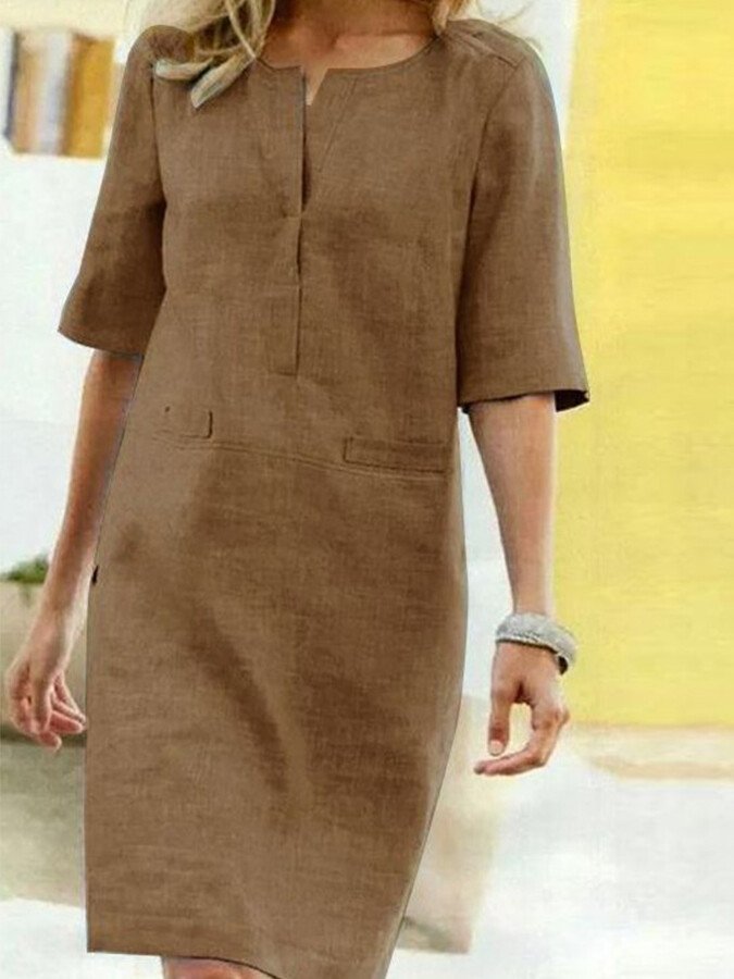 Daniela | Stylisches Kleid mit Kurzen Ärmeln