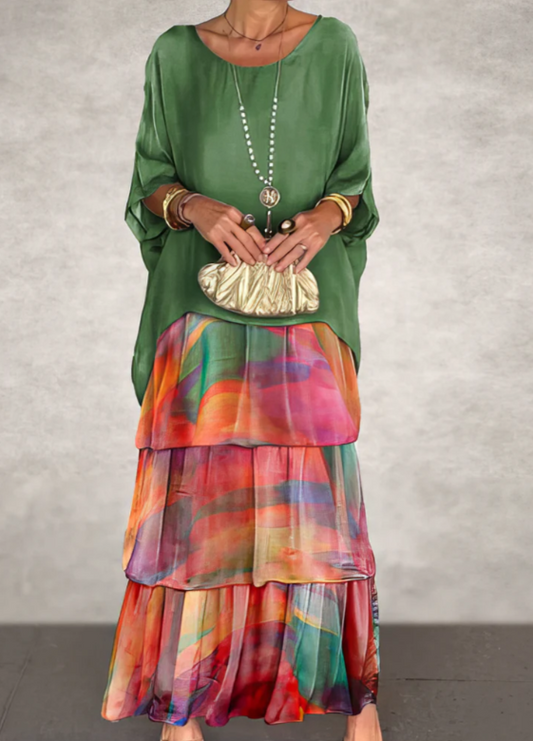 Solea | Langes, fließendes Kleid für einen eleganten Look