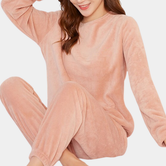 Hanna | Damen Fleece Zweiteiliges Loungewear Set