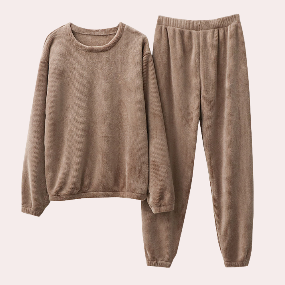 Hanna | Damen Fleece Zweiteiliges Loungewear Set