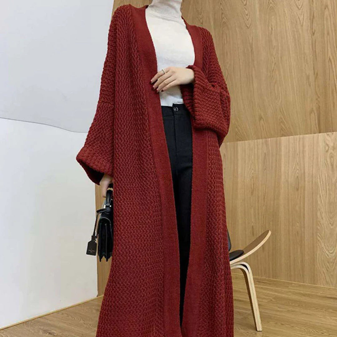 Leonie | Gemütlicher Damen Langstrick-Cardigan