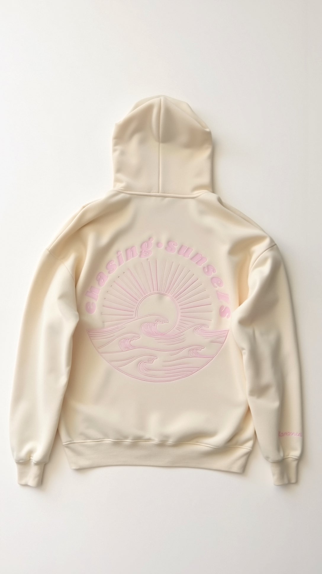 Annika | Damen Kapuzenpullover mit Tropenmuster und Kängurutasche