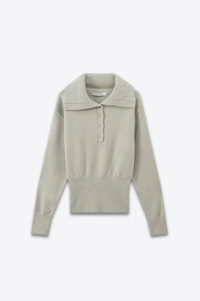 Irina | Damen Winter Polopullover