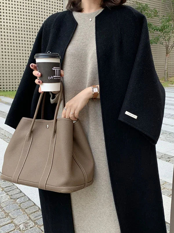 Angela | Damen Winter-Langmantel im minimalistischen Stil
