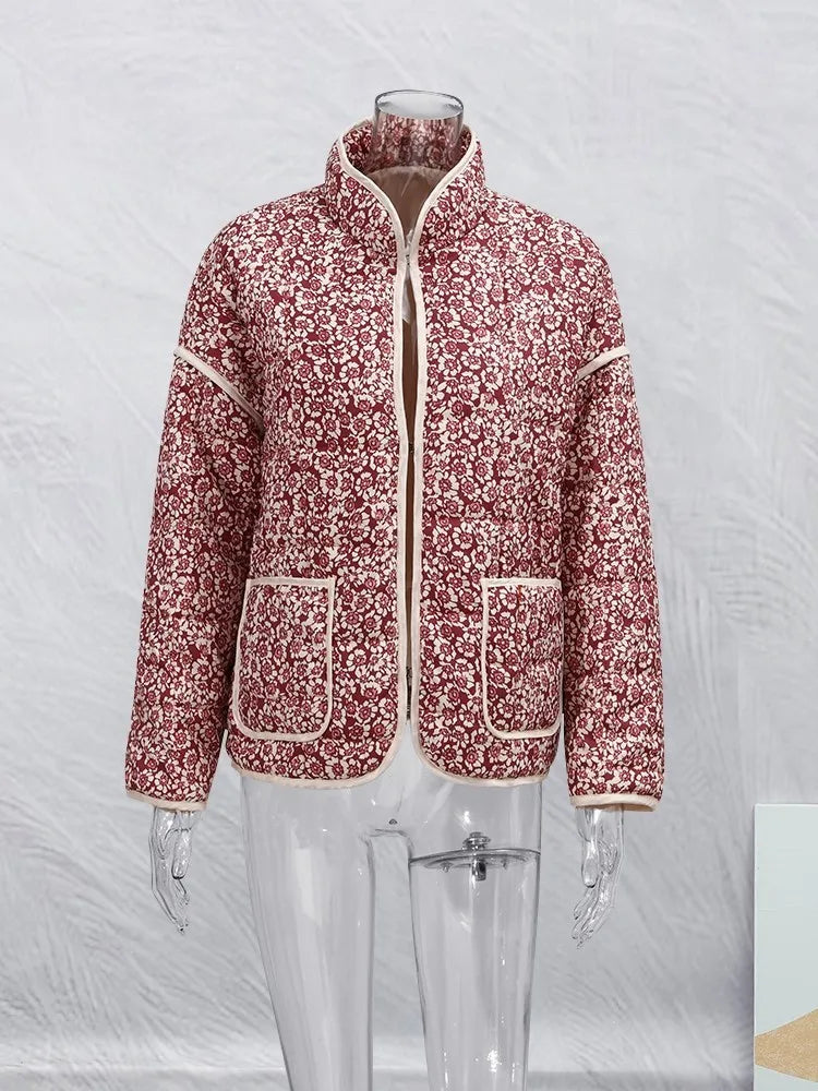 Jacqueline| Frühlingsjacke mit Blumenprint Damen