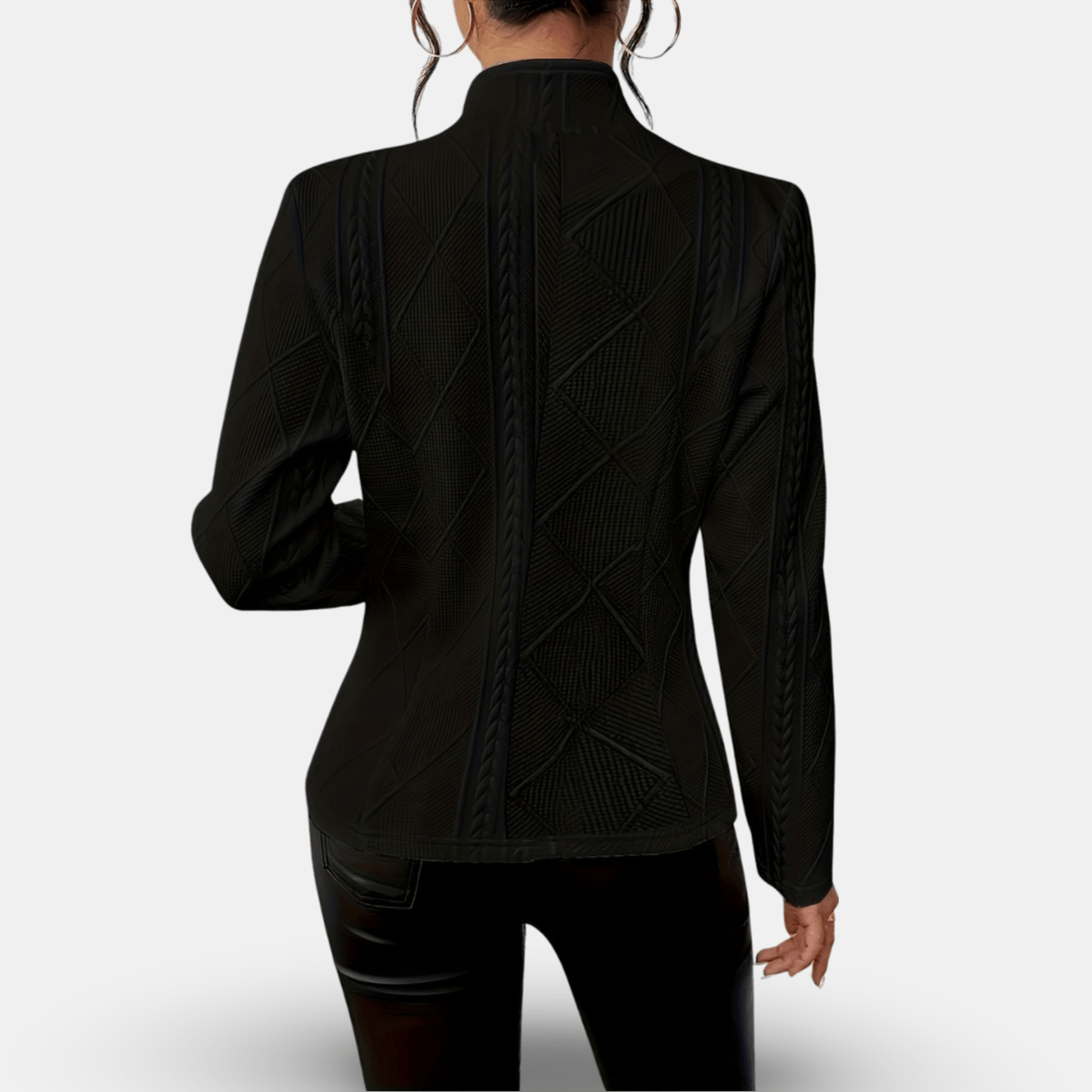 Jasmin | Damen Winterjacke mit Knöpfen und Schlanker Passform