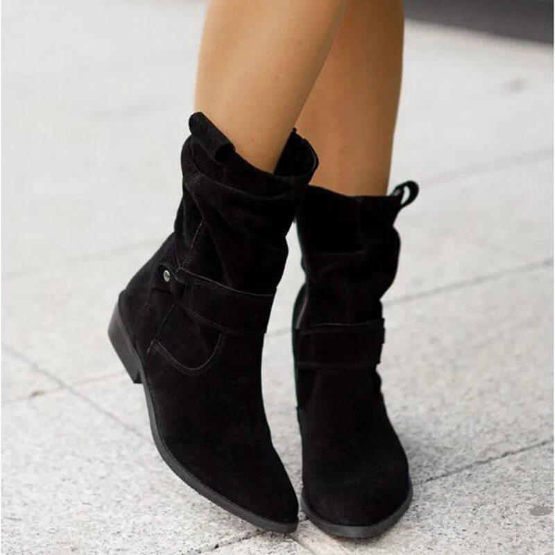 Daniela | Bequeme Slouchy Stiefeletten Damen