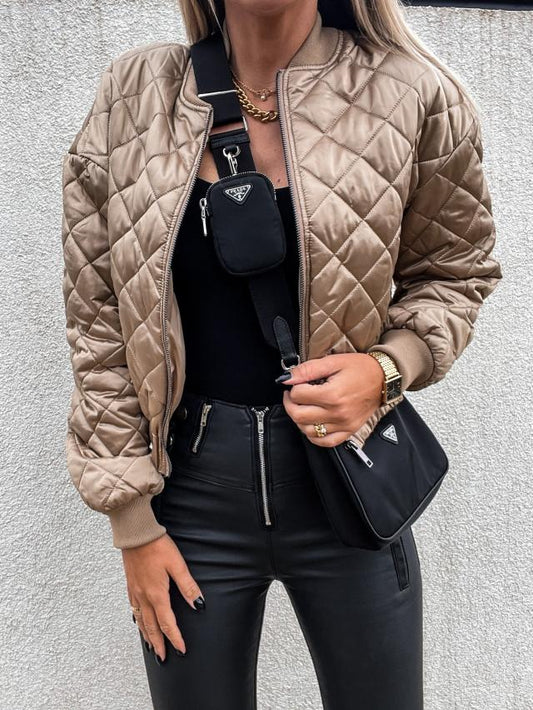 Lara | Damen Winter-Stepp-Bomberjacke