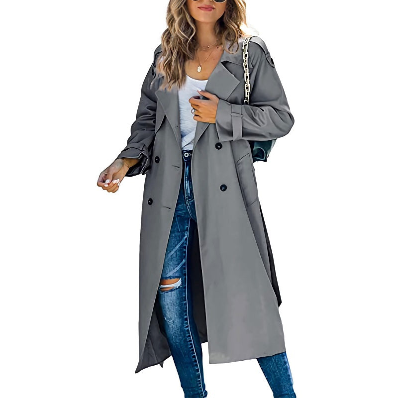 Laura | Langer Damen-Trenchcoat