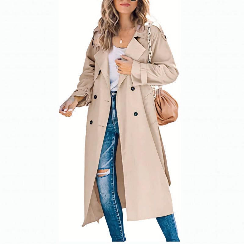 Laura | Langer Damen-Trenchcoat