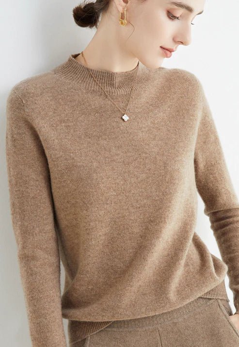 Viviane | Damen Winter Strickpullover mit Bequemer Passform