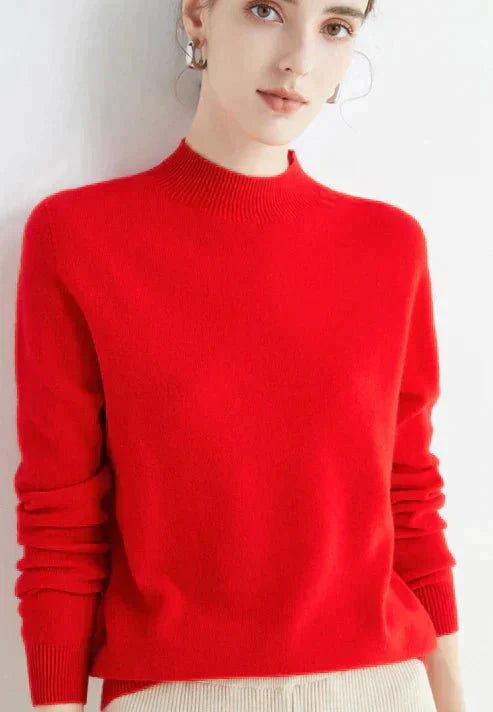Viviane | Damen Winter Strickpullover mit Bequemer Passform