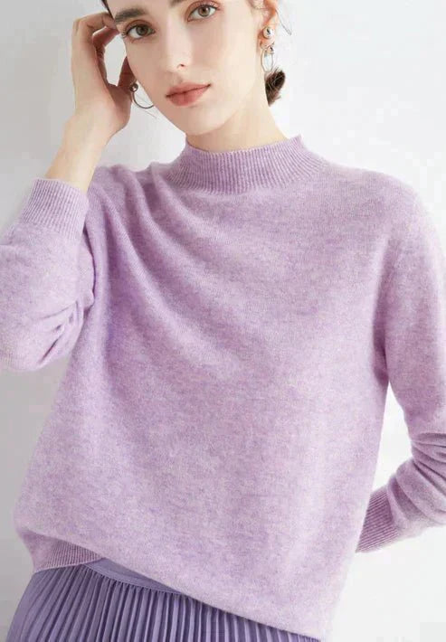 Viviane | Damen Winter Strickpullover mit Bequemer Passform