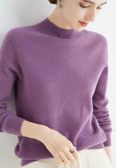 Viviane | Damen Winter Strickpullover mit Bequemer Passform