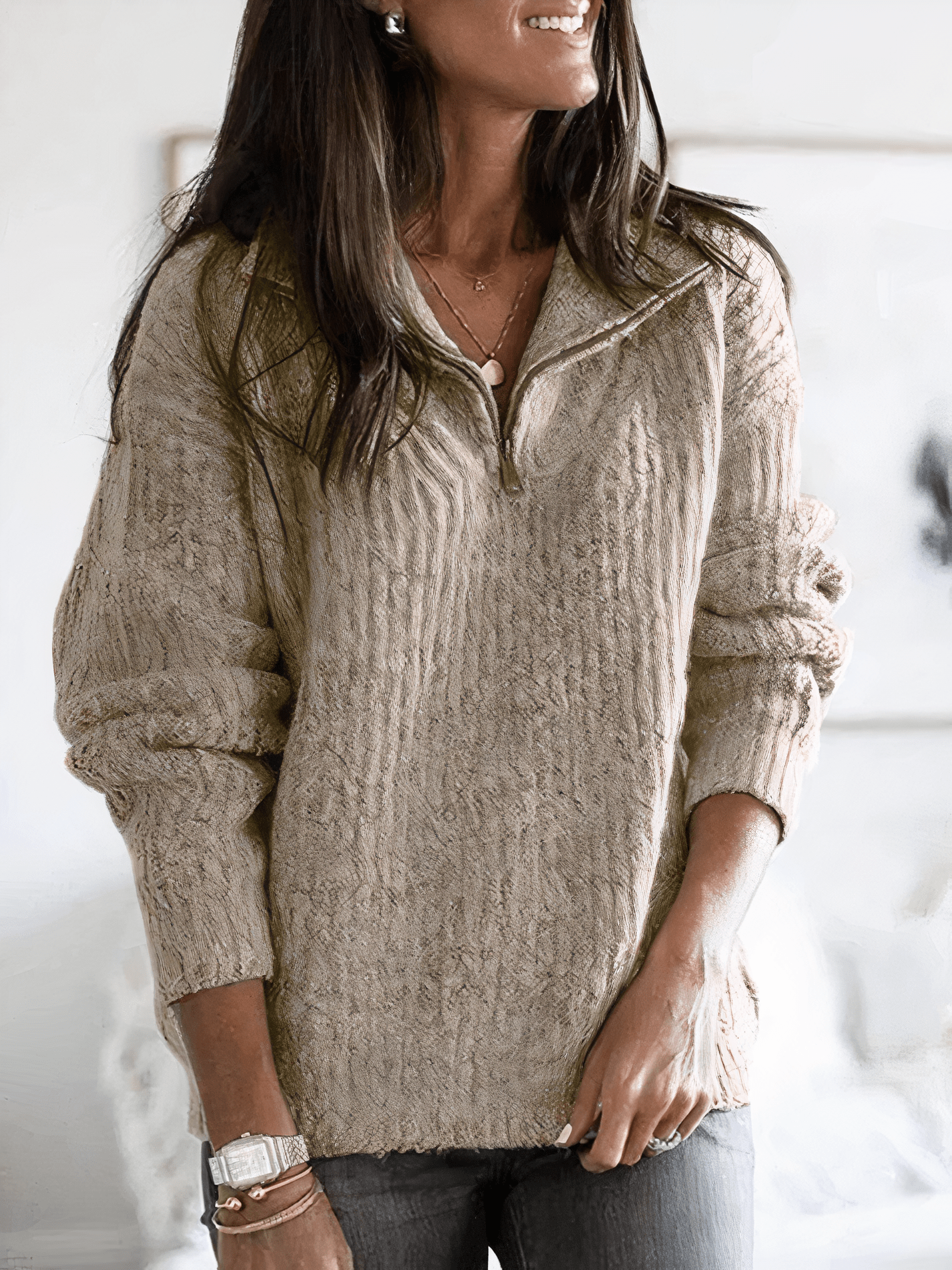 Magdalena | Lässiger Damen Strickpullover für entspannten Stil