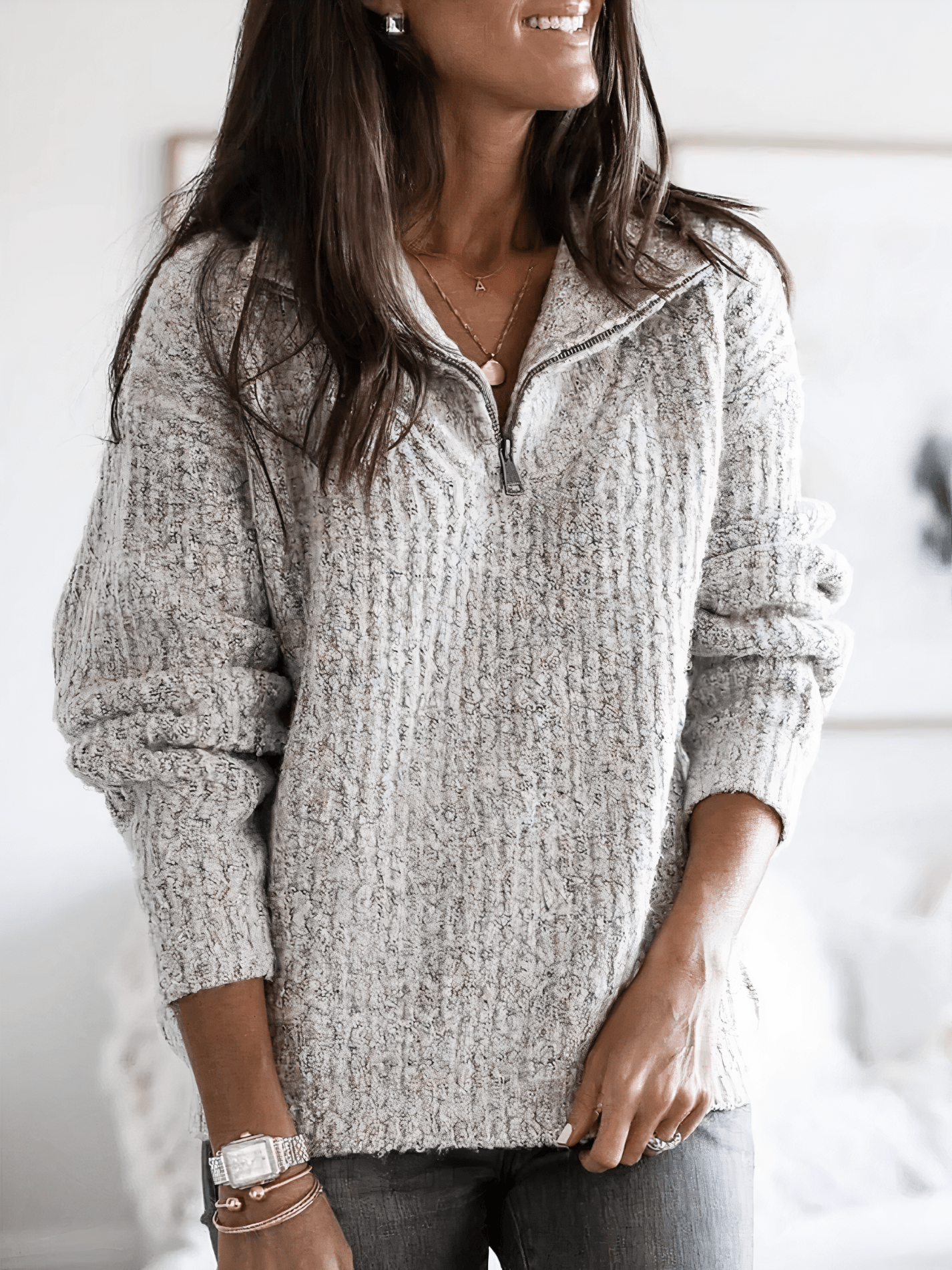 Magdalena | Lässiger Damen Strickpullover für entspannten Stil
