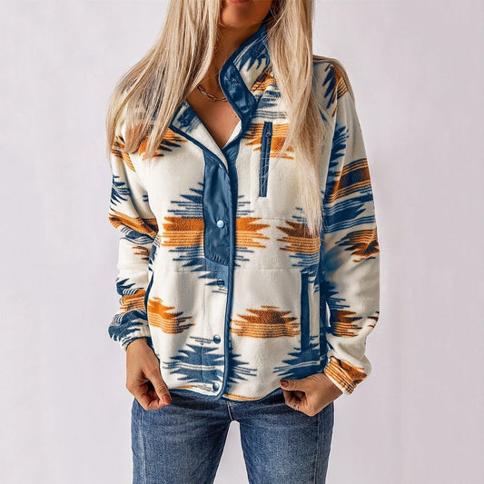 Tanja | Elegante Strukturierte Knopfjacke Damen