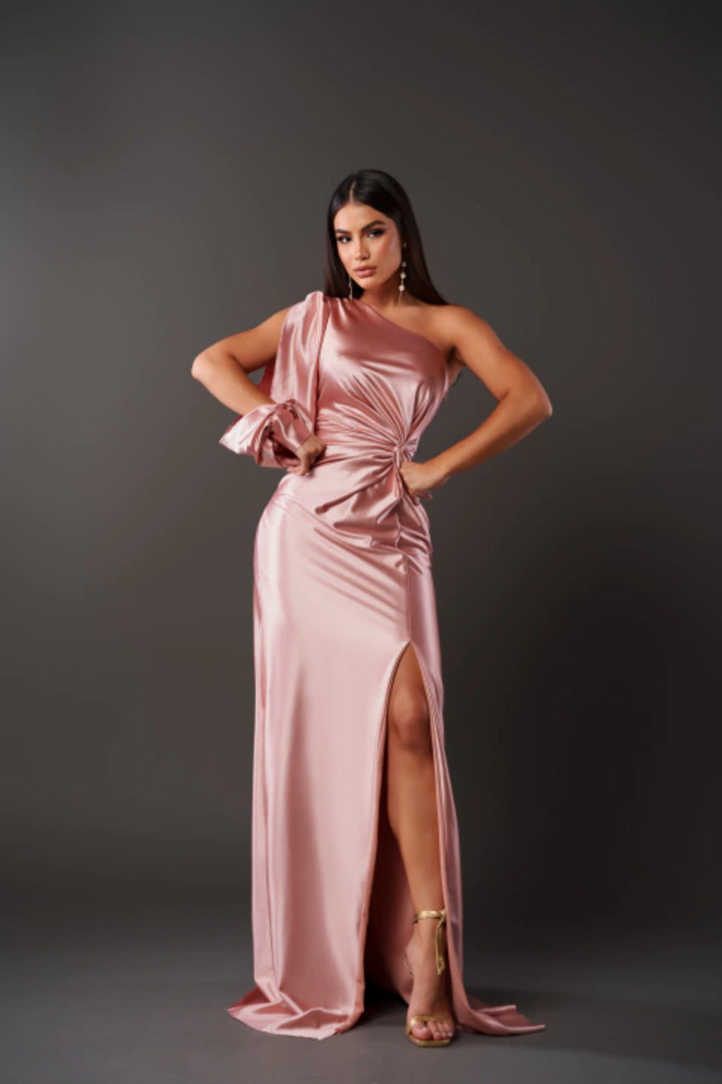 Theresa | Elegantes Abendkleid mit Ein-Schulter-Design