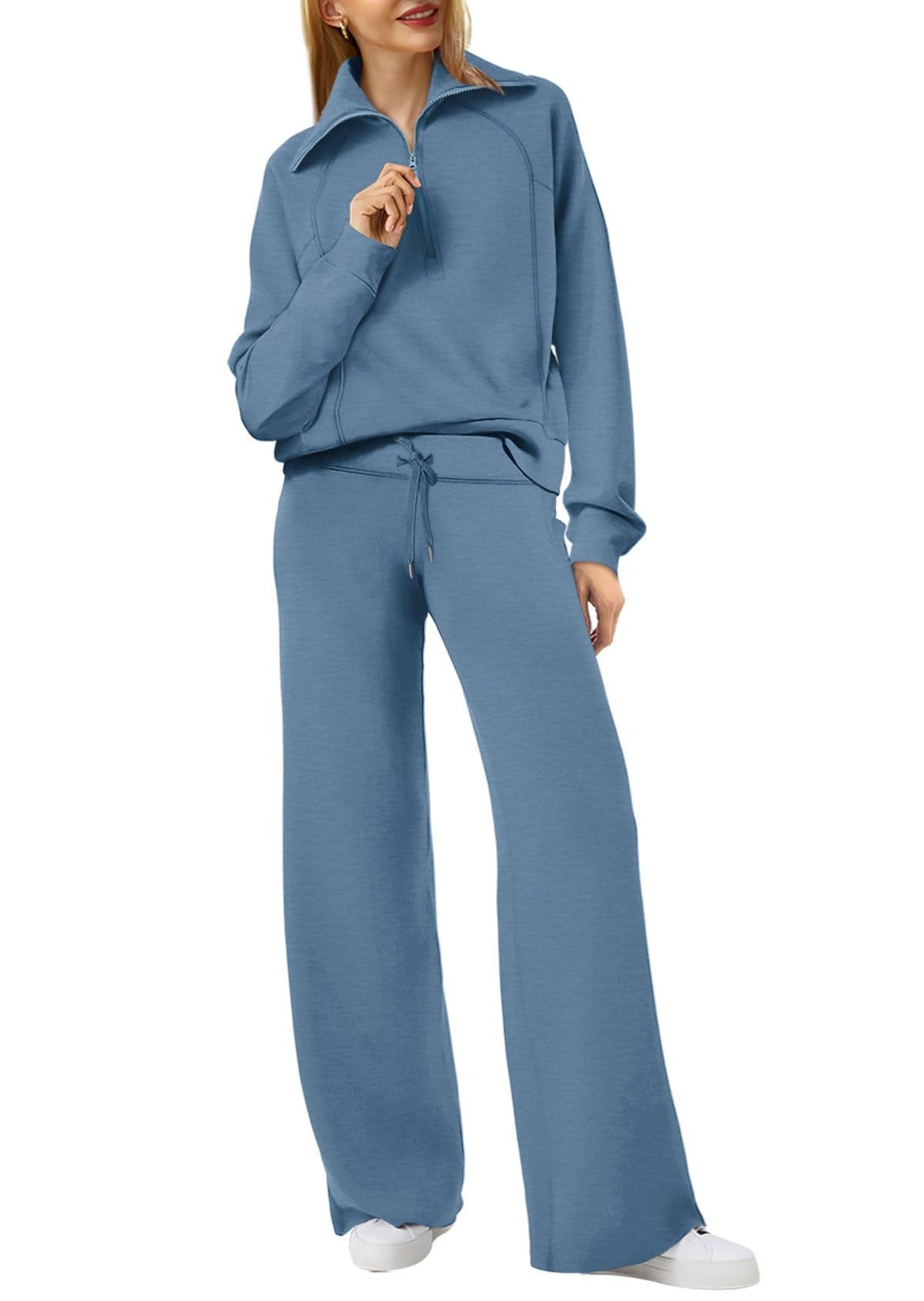 Marie | Damen Zweiteiliges Zip Loungewear Set