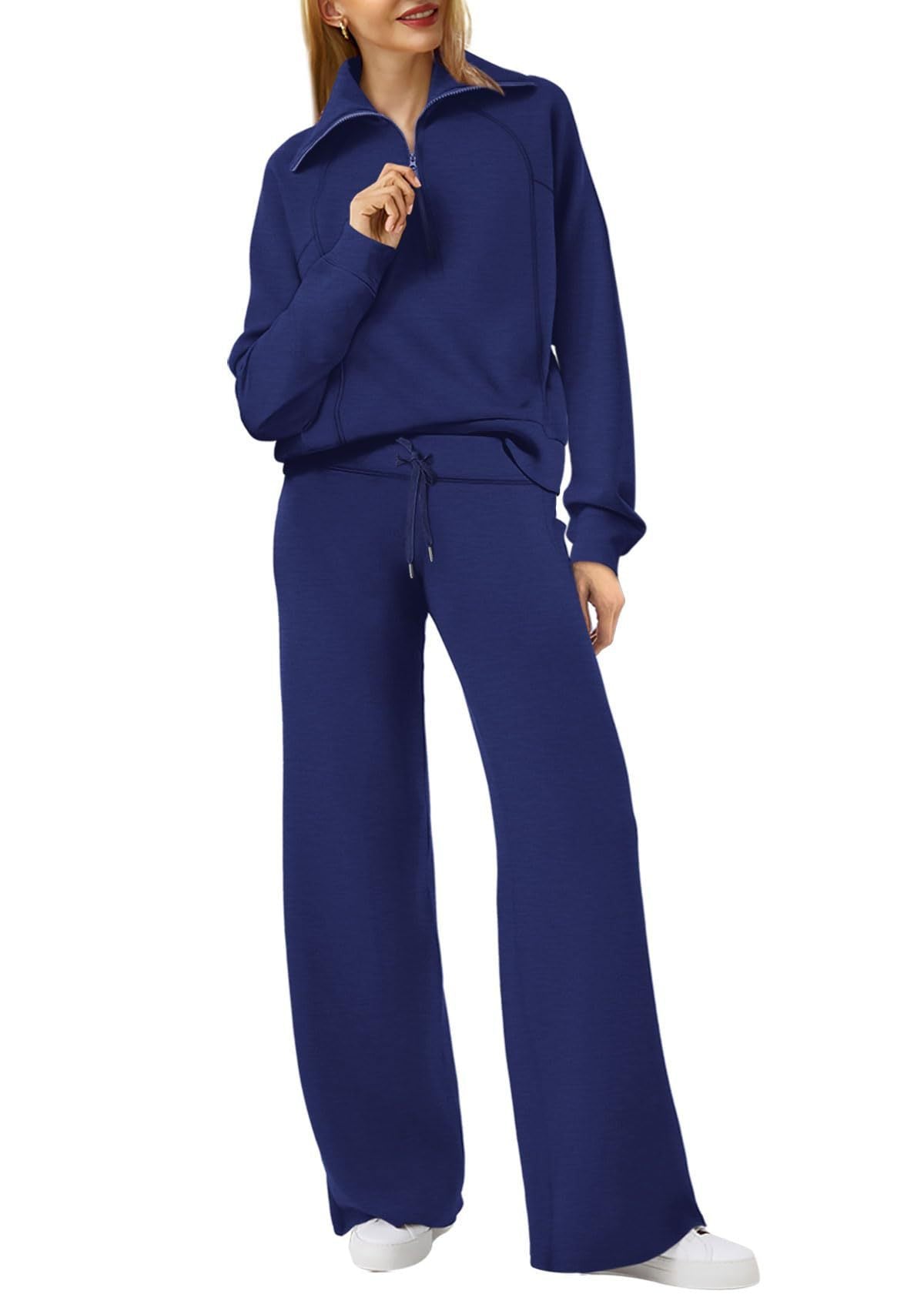 Marie | Damen Zweiteiliges Zip Loungewear Set