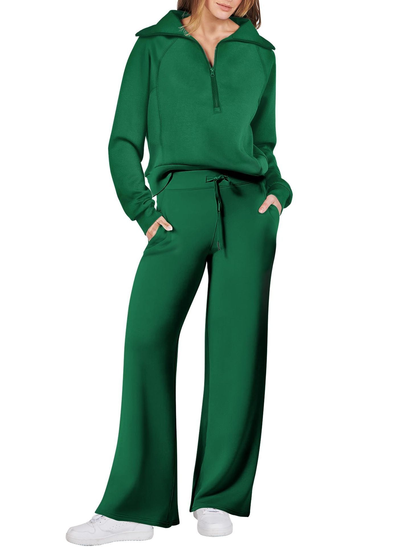 Marie | Damen Zweiteiliges Zip Loungewear Set
