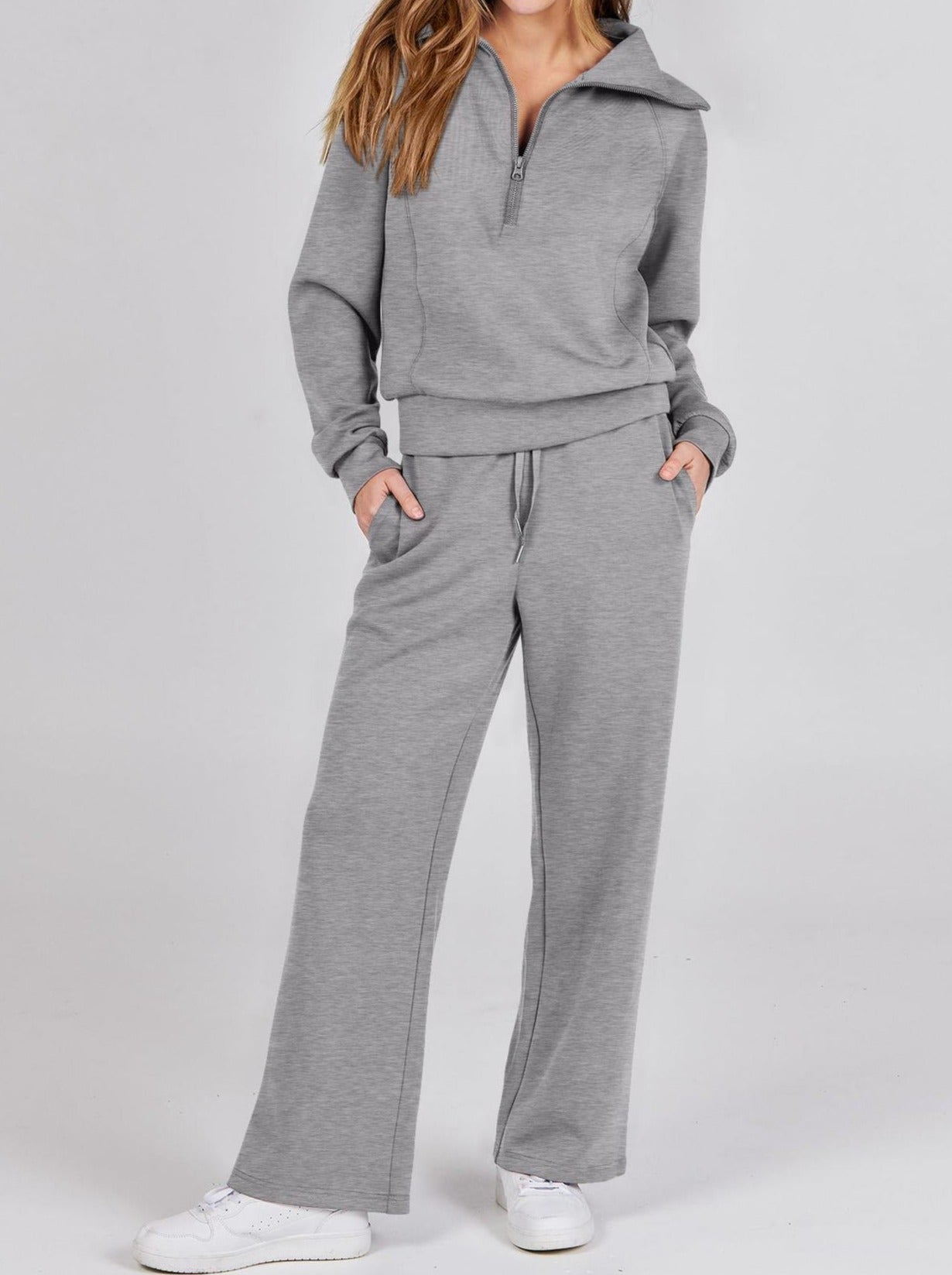 Marie | Damen Zweiteiliges Zip Loungewear Set