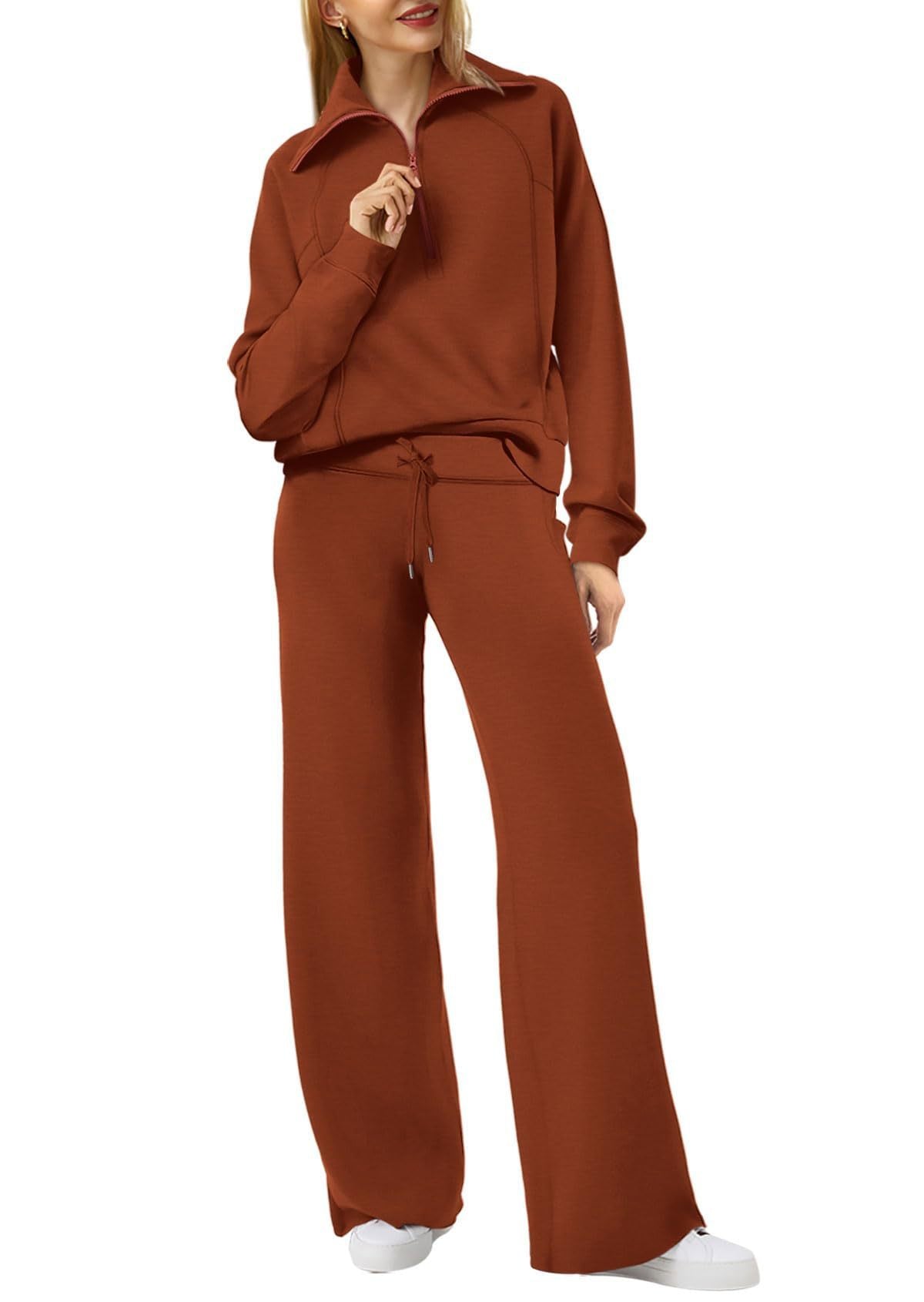 Marie | Damen Zweiteiliges Zip Loungewear Set