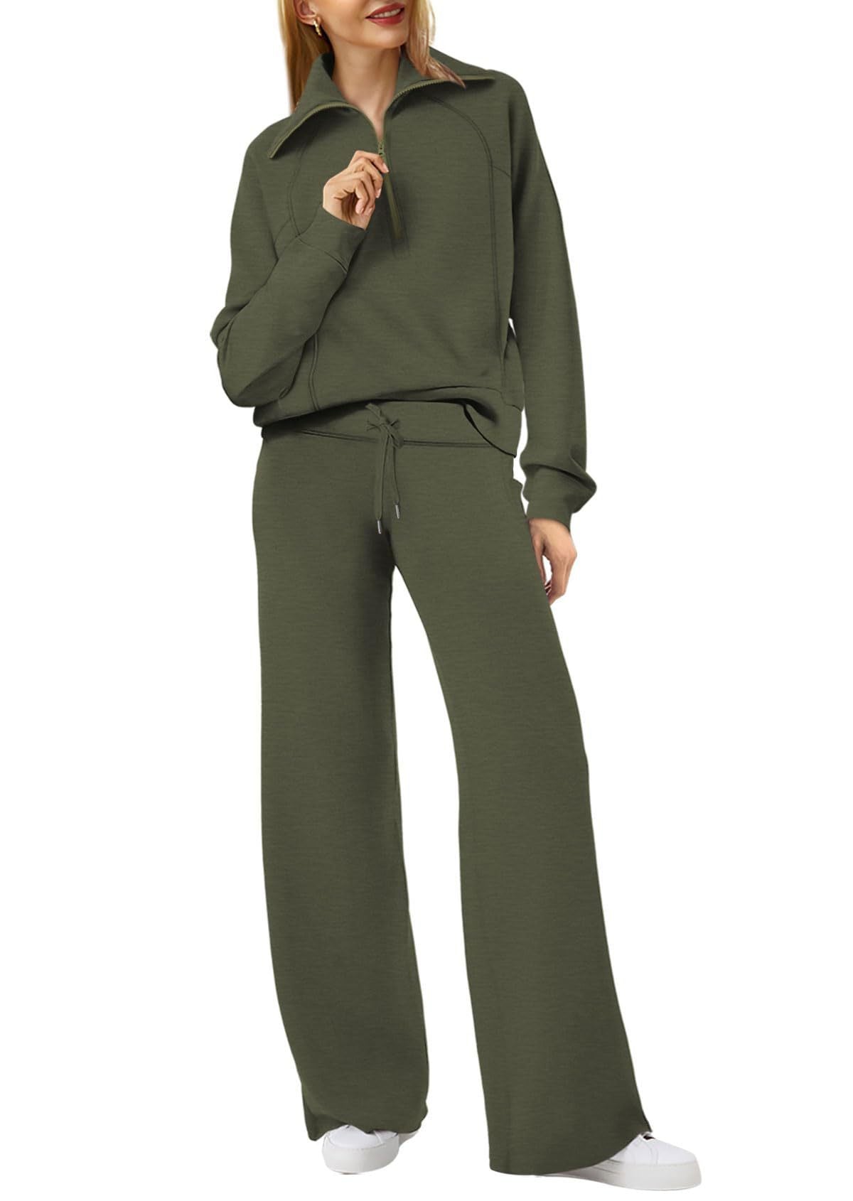 Marie | Damen Zweiteiliges Zip Loungewear Set