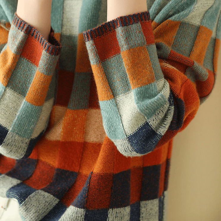 Anke | Damen Winter Rollkragenpullover mit auffälligen Mustern