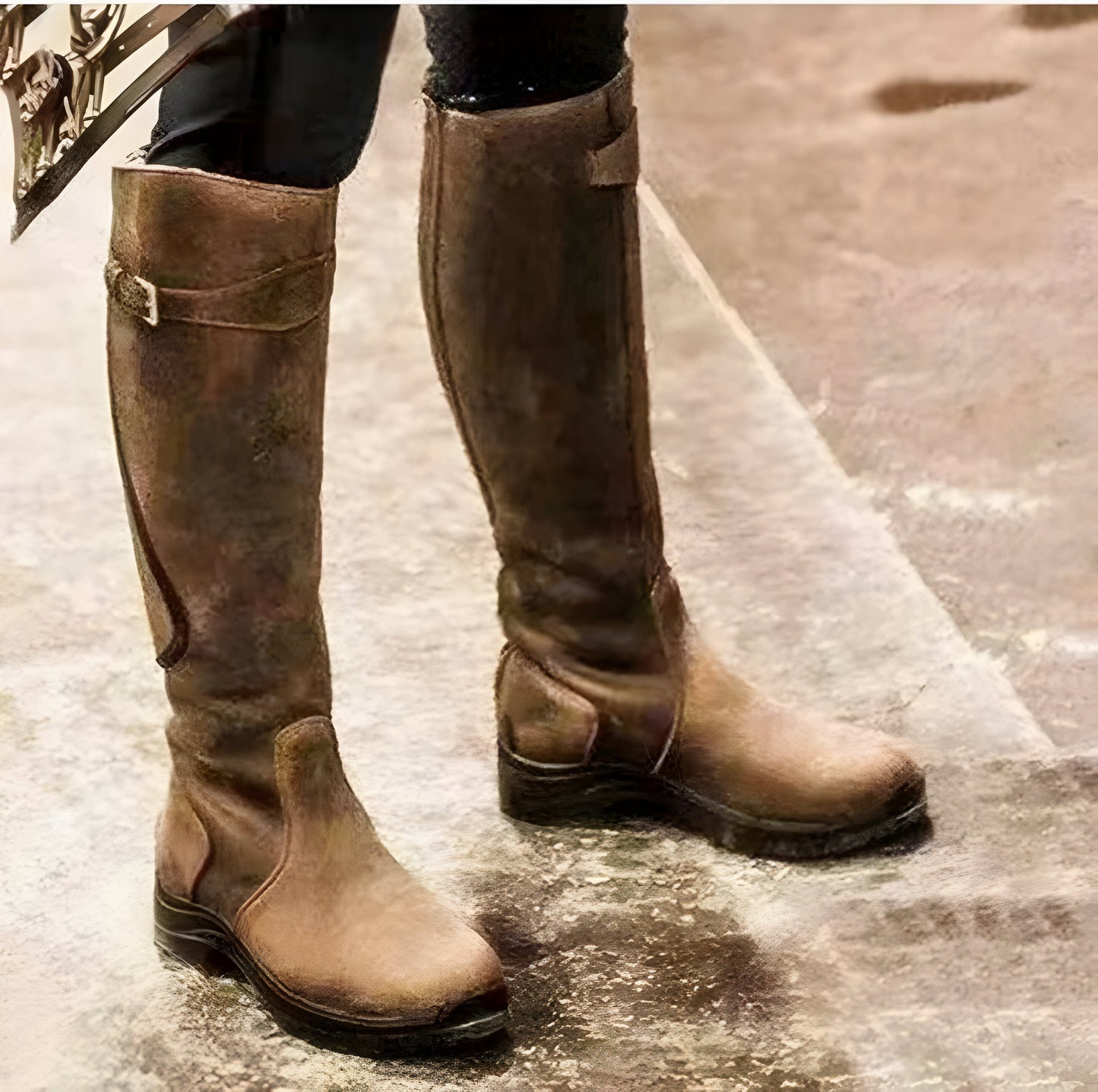 Laura | Damen Wasserdichte Knielange Reitstiefel