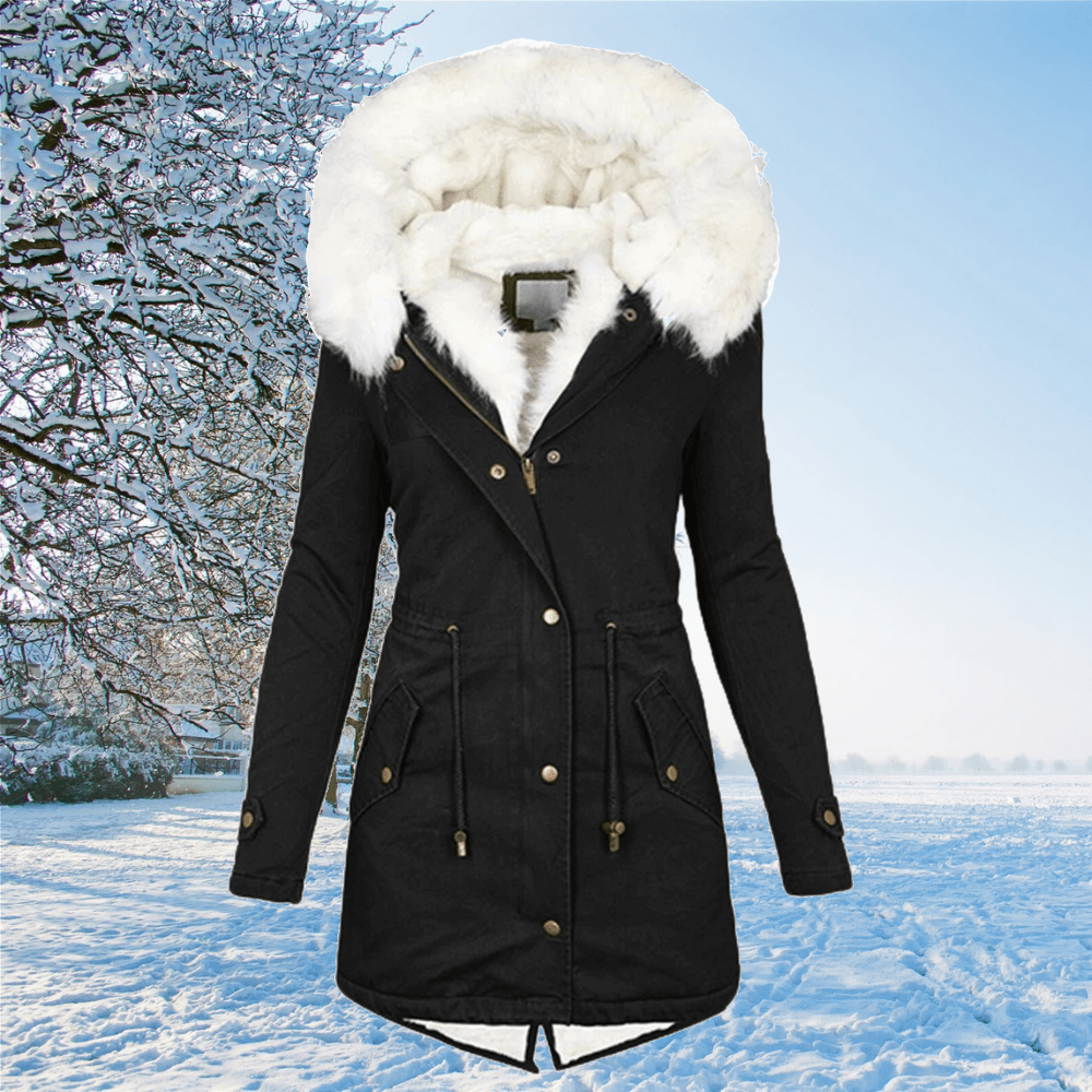 Claudia | Damen Winterparka mit Fellfutter