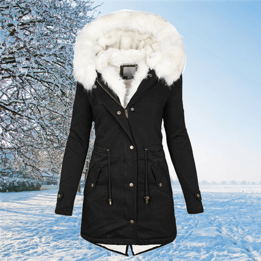 Claudia | Damen Winterparka mit Fellfutter