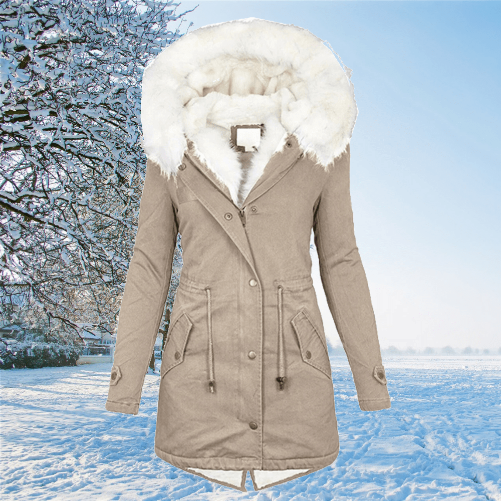 Claudia | Damen Winterparka mit Fellfutter