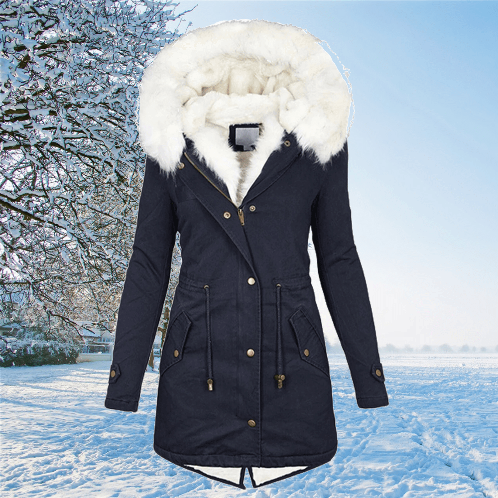 Claudia | Damen Winterparka mit Fellfutter