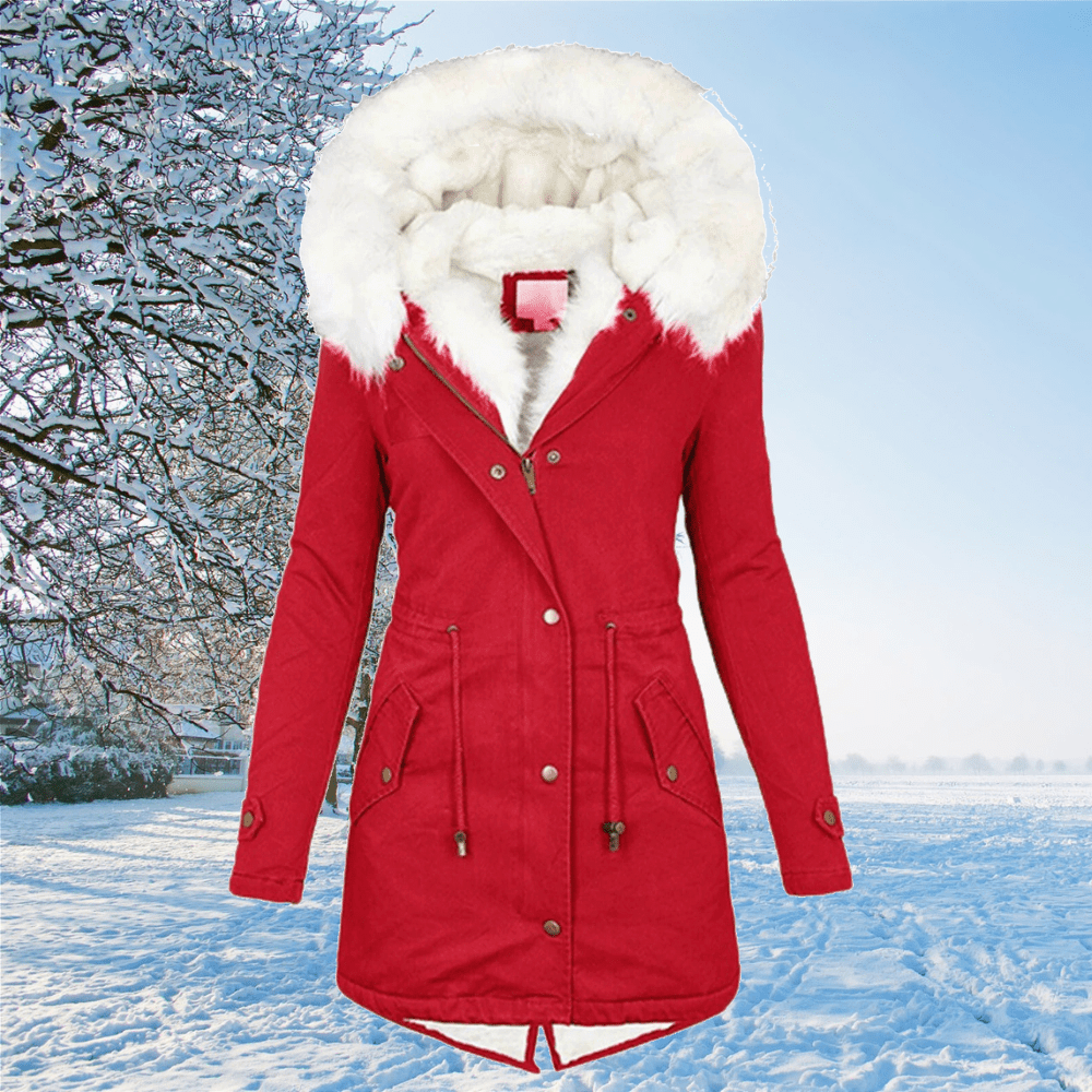 Claudia | Damen Winterparka mit Fellfutter