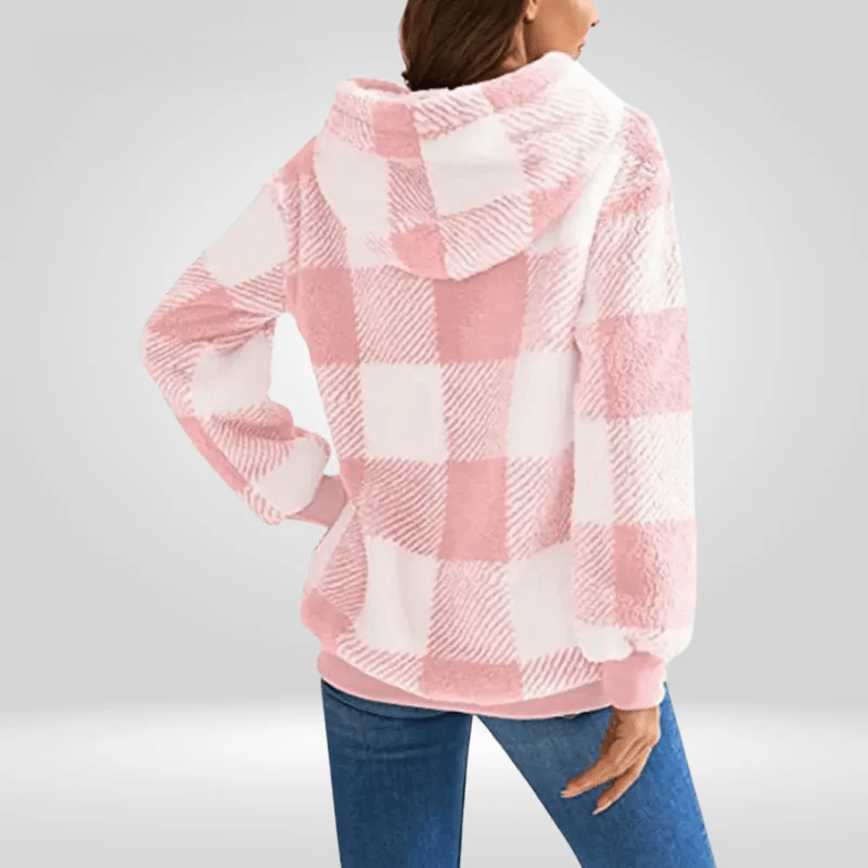 Nicole | Warmer Fleece-Hoodie für Damen mit Reißverschluss