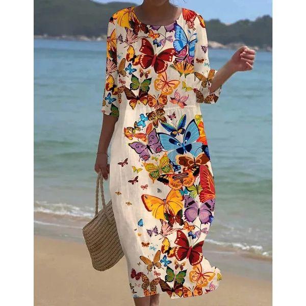 Elfriede | Stylisches Freizeitkleid mit Blumenmuster