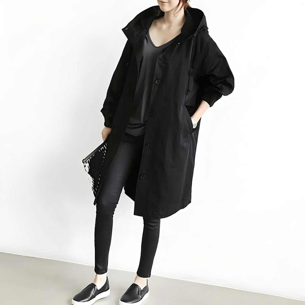 Elisa | Lässiger Trenchcoat in Midilänge