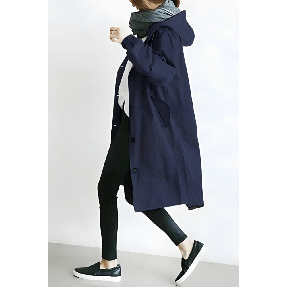 Elisa | Lässiger Trenchcoat in Midilänge