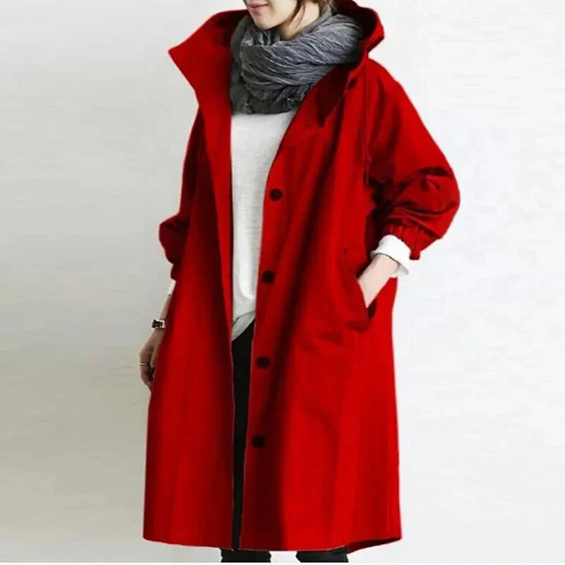 Elisa | Lässiger Trenchcoat in Midilänge