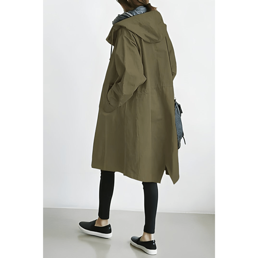 Elisa | Lässiger Trenchcoat in Midilänge