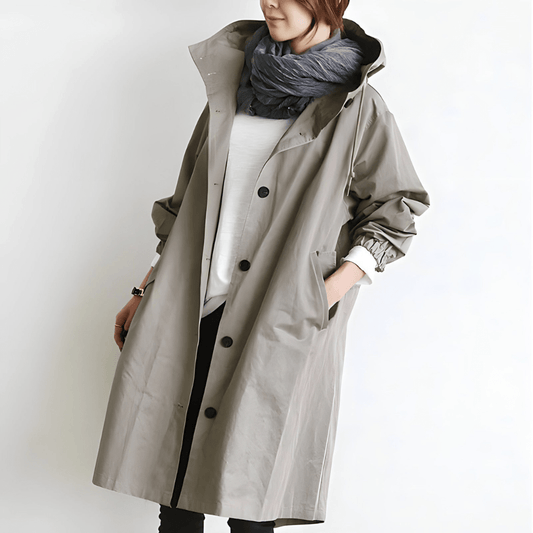 Elisa | Lässiger Trenchcoat in Midilänge
